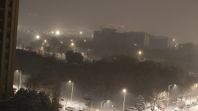 晚上拍的！天空是什么呀？