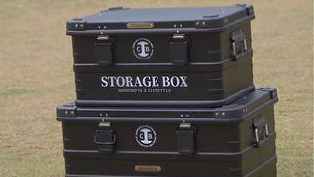 全铝合金材质的收纳箱，承重力强，不管是放在后备箱还是家里，都非常实用 #户外收纳箱 #露营收纳箱 #