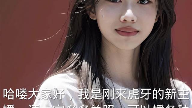 哈喽宝宝们，我是刚来虎牙的新主播哦