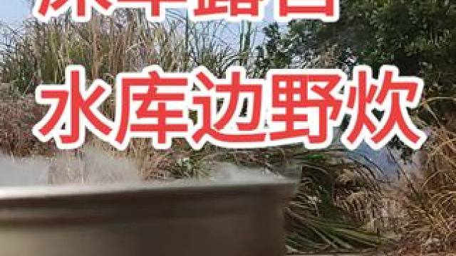 在水库旁露营，非常安静的小地方#户外露营 #自驾游 #户外 #床车生活 #野炊 