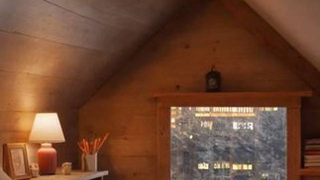 暴风雪夜晚，睡在舒适又温暖的阁楼小屋里吧！ #白噪音 #助眠视频 #助眠声音