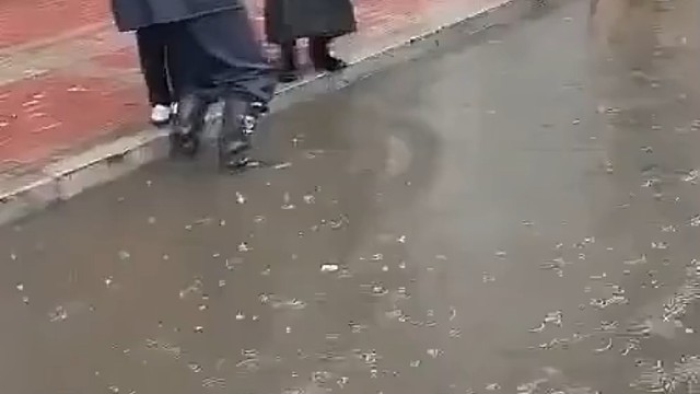 有个男的站在那里半天了  也不见你抱过去[捂脸]