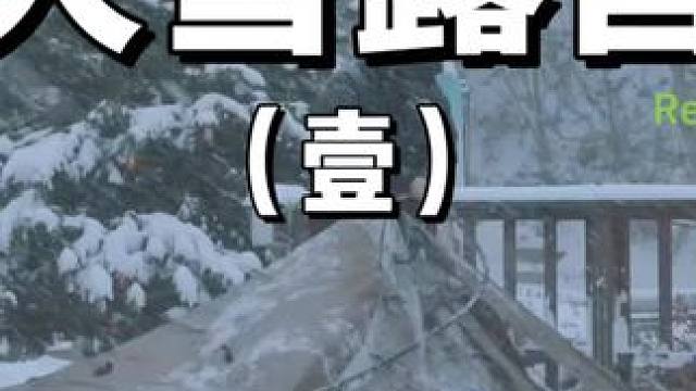 大雪露营（壹）
 #露营 #大雪 #助眠 #萌宠 #上热门