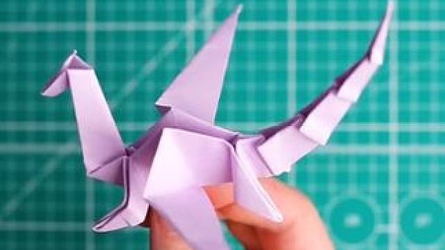沉浸式手工制作vlog｜精致男人沉浸式折纸恐龙vlog～✨☺️ 
#手工diy #亲手制作 #做手工