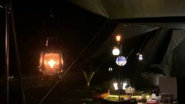 看着灯光让人心静  #惬意时光 #慢生活 #户外生活 #一起露营吧