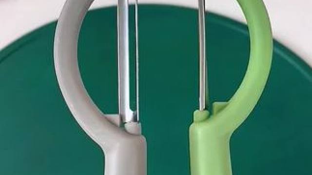 用这个#削皮刀 削皮不光很顺溜，而且又薄又均匀，厨房备两个，瓜果蔬菜都可以削，好用#厨房好物 #不锈