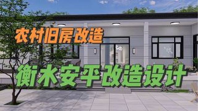 衡水安平农村旧房改造设计效果#旧房改造 #农村自建房 #乡村振兴