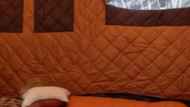 暴风雪来临时，到温暖的帐篷里喝一杯热茶吧！ #白噪音 #助眠声音 #助眠视频