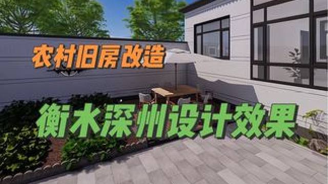 衡水深州农村旧房改造设计效果#旧房改造 #农村自建房 #乡村振兴