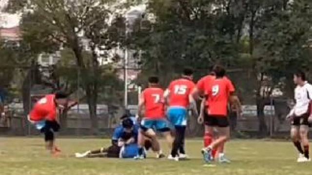 台风队猴子精彩达阵花絮#英式橄榄球 #rugby #橄榄球