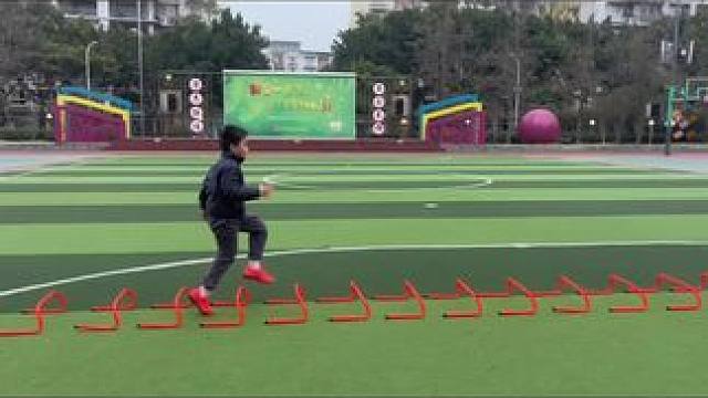 #田径 #记录童年 #协调性 #体育老师带娃