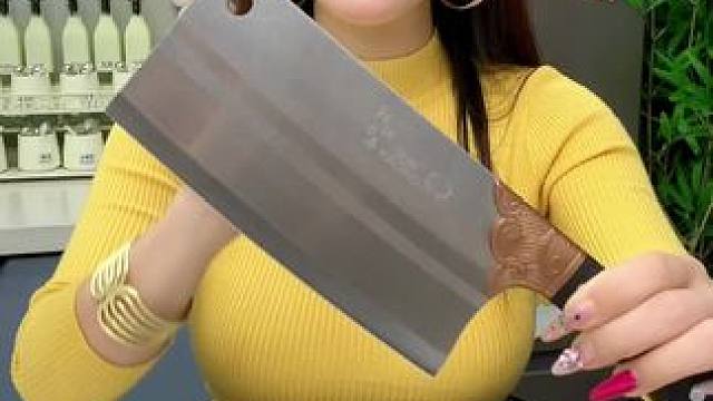 #菜刀  #手工锻打菜刀  #斩切两用刀  #家用厨房菜刀  #超便宜超划算