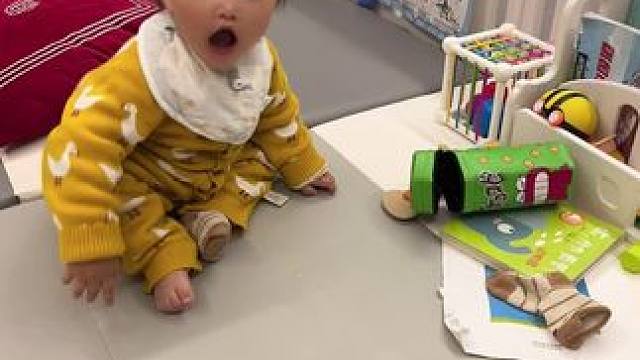 这是人类的一小步，蓁蓁的一大步。#跌跌撞撞学走路