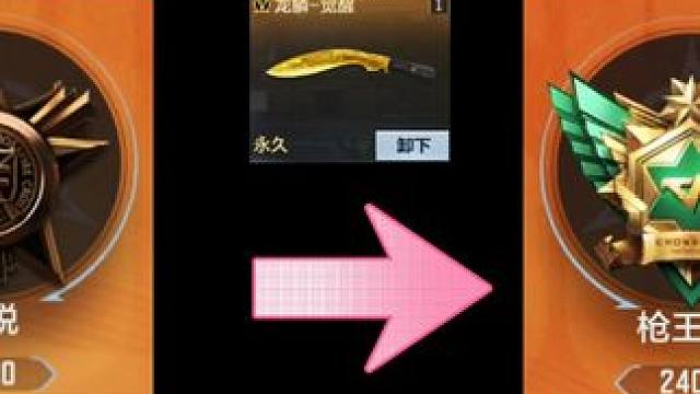 打造零氪的2-3天，居然拿下了第一把近战神器，三天猛冲1200分。 #穿越火线枪战王者 #穿越火线手