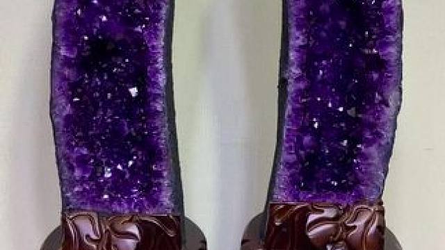 精美紫晶洞鉴赏#九紫离火运 #招财 #精品摆件 #紫晶洞 #天然水晶