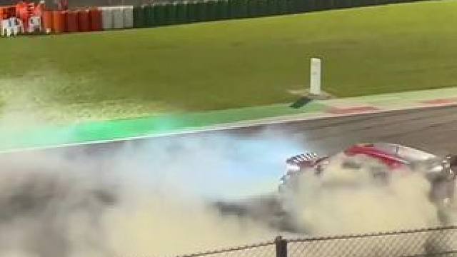 WRC三大神车原地漂移拉烟，视觉效果直接拉满#wrc拉力赛
