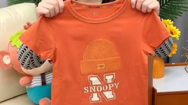 赶快去抢 史努比纯棉T恤 没想到三件这么便宜 穿着舒服透气还洋气 趁便宜赶紧给孩子安排上#短袖t恤 