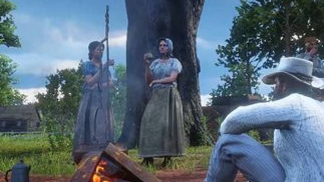 亚瑟病好了，加入了新营地，过上了简单的生活 #荒野大镖客2 #steam游戏 #第九艺术