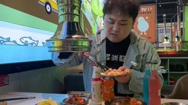 给基建营这个新开的自助烤肉老板上一课 ，这个老板太年轻了不怕亏，吃到扶墙出去 #湘潭 #自助餐 #肉