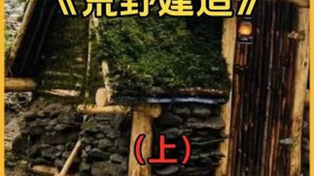 #木屋搭建 #视频减速带 这才是真正的视频减速带！！！#沉浸式露营 #解压 #荒野