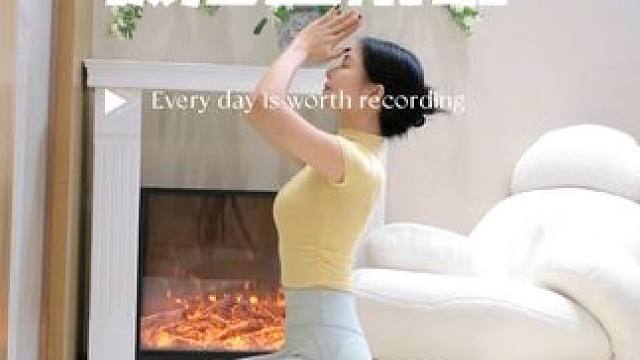 金刚跪，每天十分钟。 #瑜伽 #瑜伽初学者 #金刚跪