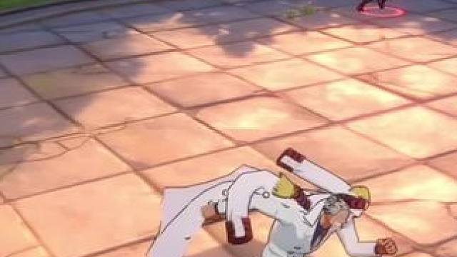 极致的海军英雄卡普有多恐怖？自己看吧#航海王热血航线