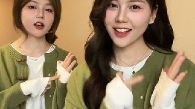 妹妹真好看……）#是春天的氛围感穿搭 #双胞胎