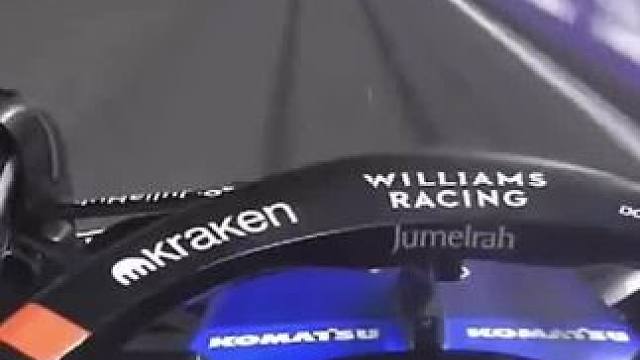 #2024f1沙特大奖赛  阿尔本拼命追击，跟马格努森发生碰撞#f1 #赛车 #弯道快才是真的快 #