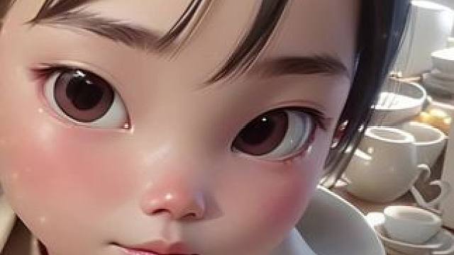 #人人都是ai艺术家 #活泼开朗的小丫头