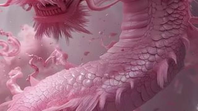 粉龙抬头#招财神龙