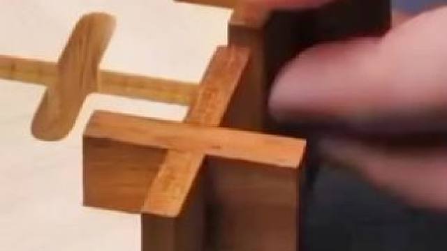 值得一看的榫卯结构工艺#制作过程 #木工diy #手工 #手作木艺