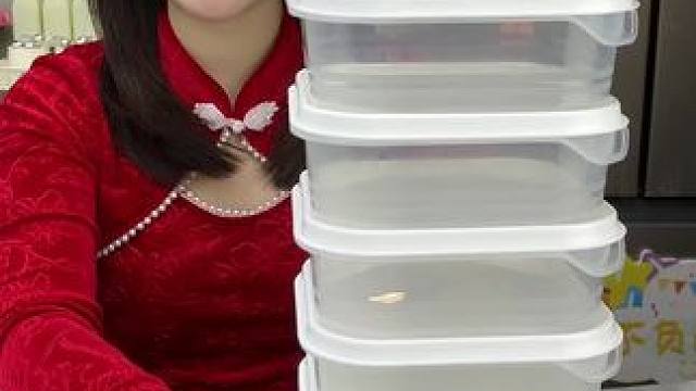 冰箱保鲜盒来活动了，9块9到手10个350毫升大容量的冰箱保鲜盒，真得是太划算了#保鲜盒 #冰箱收纳