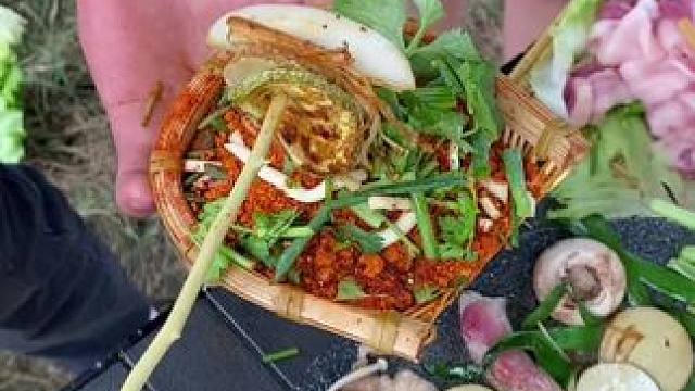 快来一起烧烤了#来顿野炊烤肉迎接春天吧 #农村美食 #感受大自然的气息和美景 #户外野餐 #一起去野