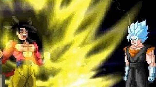 猴子大战来一波。#七龙珠 #超四孙悟空 #超蓝贝吉特