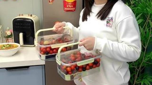 马上出去踏青了 这个移动的冰盒可以安排上了#保鲜盒 #食物保鲜#野餐必备