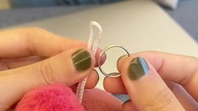 #测评#小妙招 钥匙扣挂绳小妙招