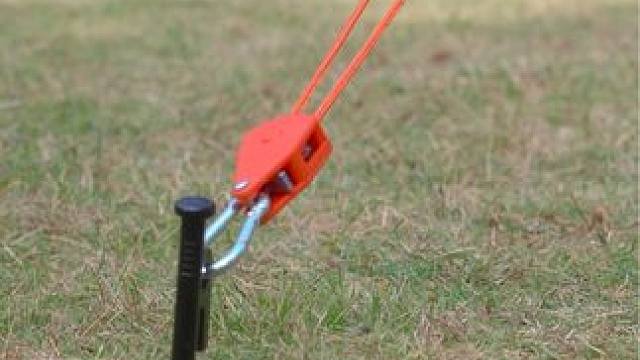 带滑轮的风绳扣，特别适合新手使用 #户外绳结 #滑轮风绳 #滑轮风绳扣 #风绳扣