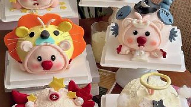 快来和你的好朋友约上一组星座loopy蛋糕吧！