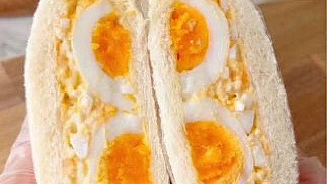 复刻便利店美食｜蛋黄酱三明治#早餐吃什么 #吃瘦不饿瘦 #我的减肥日记 #饱腹感超强的早餐 #三明治