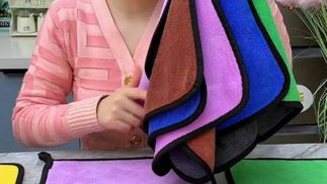 这个价钱到手十条双面珊瑚绒吸水抹布，要不然收到货我还真不敢相信，平时用它擦个车，擦个桌子，擦个椅子，