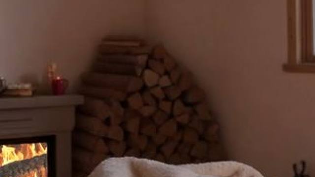 暴风雪天气，在温暖小屋里享受舒适的午后时光吧！ #白噪音 #助眠声音 #助眠视频