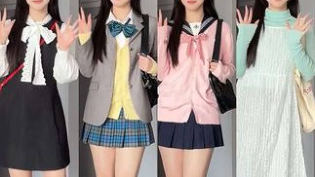 几十块钱就能get春天的色彩感！开学穿搭看这里#1688 #开春搭配 #jk制服