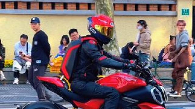 #机车 #梧桐树下 #机车与激情 #哈雷