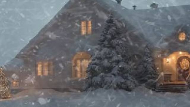 一场暴风雪到来，回到雪坡上的温暖小屋，伴着猛烈风雪，放松入眠 #白噪音 #助眠声音 #助眠视频 #睡