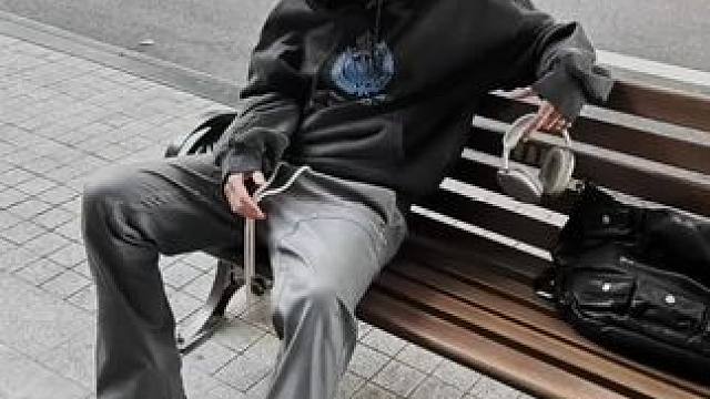 #ootd穿搭 #路人视角 #黑色系 #整条街最靓的仔