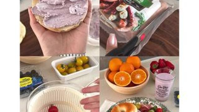 VLOG 沉浸式早餐之今天吃贝果配奶昔 