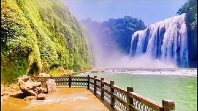 春天来贵州怎么能不去一次黄果树#贵州超级出片打卡地推荐 #黄果树瀑布 #春天的味道