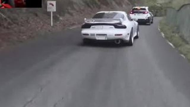 丰田GR雅力士群马山路对决马自达汽车RX7，三菱EVO9观战！这太头文字D了吧！ #跑山 #头文字d