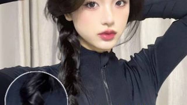 出门忘记带皮筋？10S随手扎侧麻花 #无皮筋绑头发 #麻花辫 #快速出门发型 #女生必看 #get一