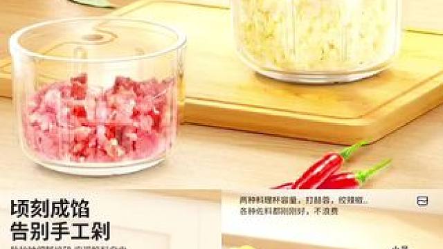 #绞肉绞菜两用机推荐 #蒜泥神器 #厨房必备神器